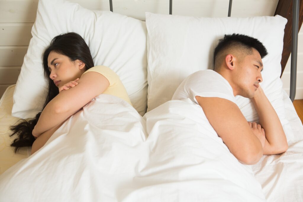 喧嘩中のカップル