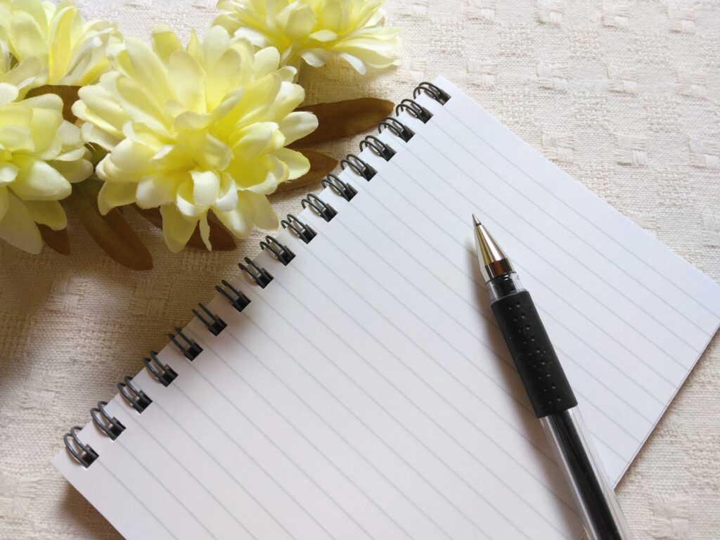 メモとペン