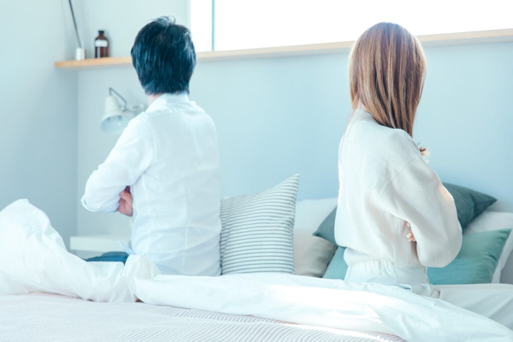 レスの同棲カップル